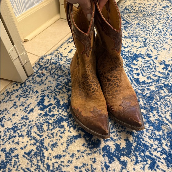 Old Gringo Leopardito Cowboy Boots Sz 10.5 - Picture 3 of 9
